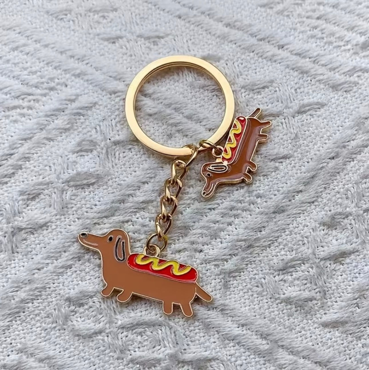 Porte-clé  Larry  le hot dog
